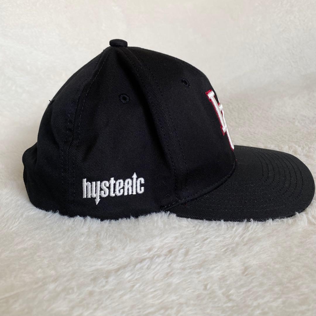 HYSTERIC GLAMOUR HG刺繍ロゴ　キャップ　ヒスガール　ブラック