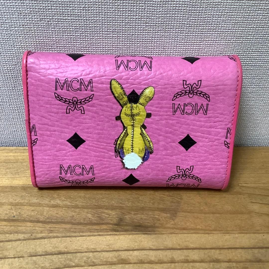 MCM 三つ折り財布　ヴィセトス　ロゴグラム　ラビット　コンパクトウォレット