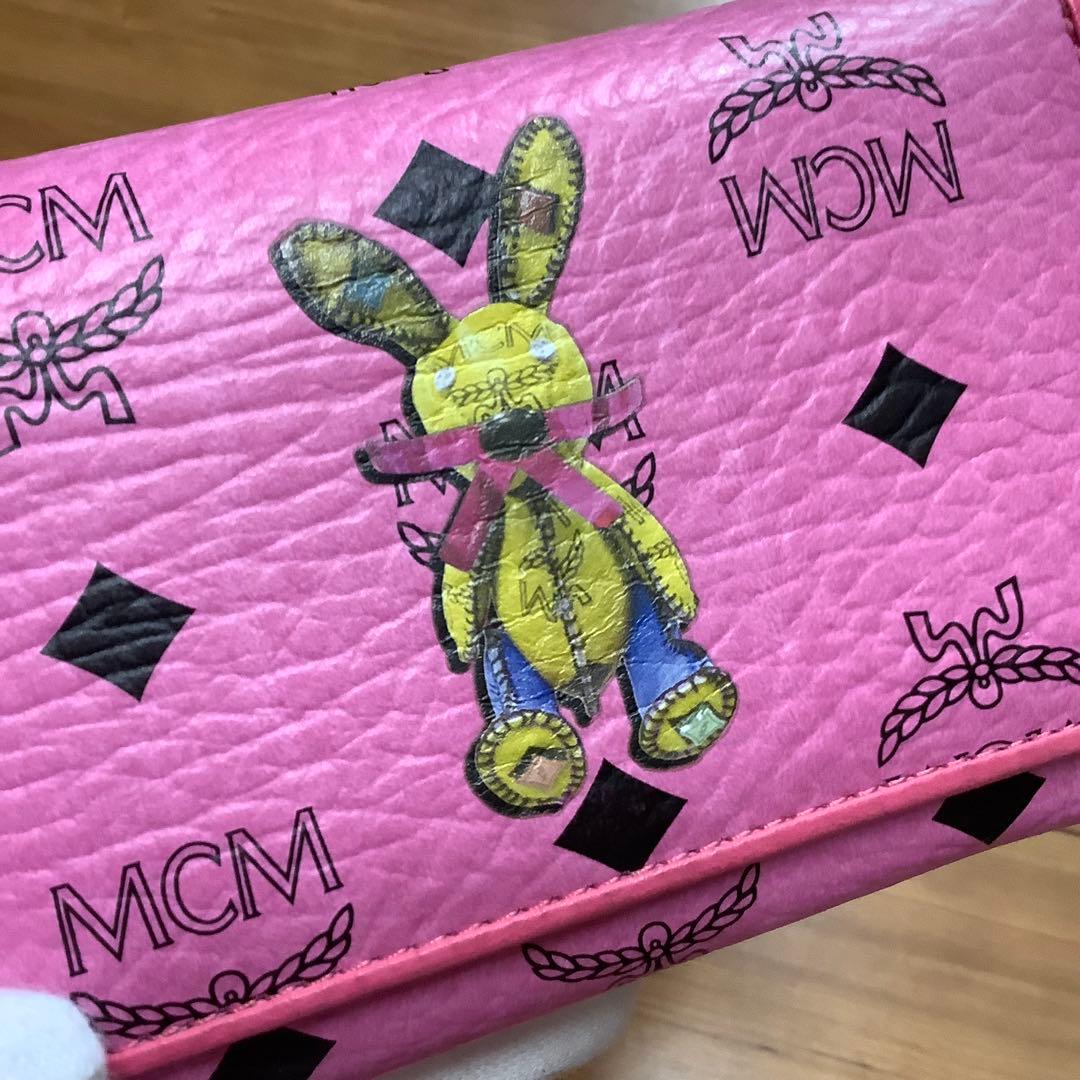 MCM 三つ折り財布　ヴィセトス　ロゴグラム　ラビット　コンパクトウォレット