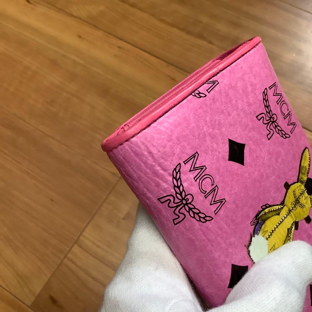 MCM 三つ折り財布　ヴィセトス　ロゴグラム　ラビット　コンパクトウォレット