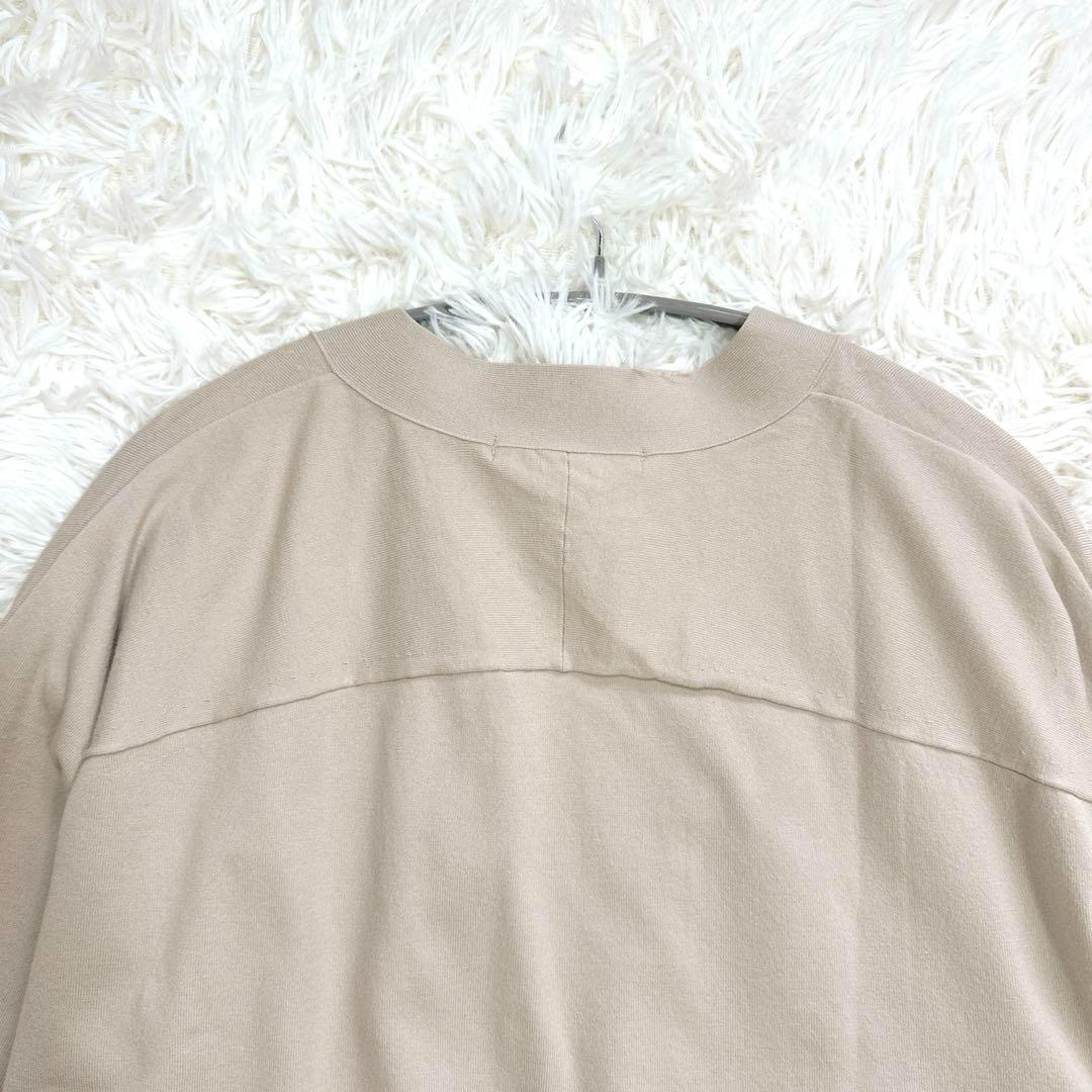 24SS 極美品 3XL 23区 ロングカーディガン ベージュ 羽織り 春ニット