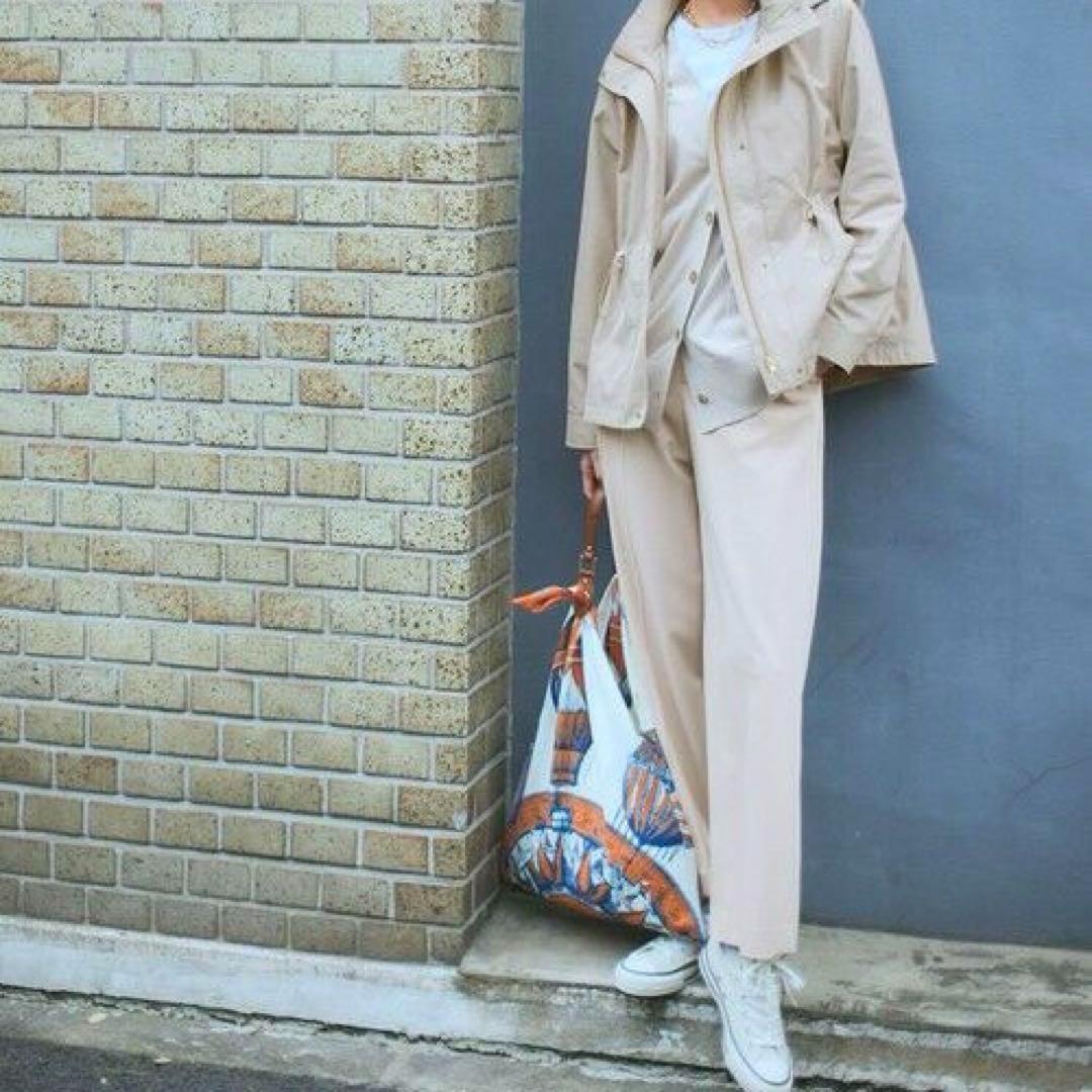 24SS 極美品 3XL 23区 ロングカーディガン ベージュ 羽織り 春ニット