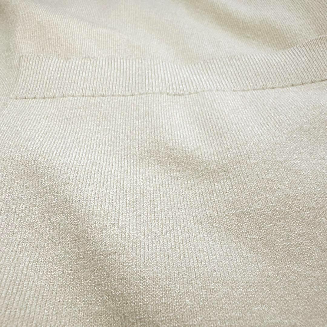 24SS 極美品 3XL 23区 ロングカーディガン ベージュ 羽織り 春ニット