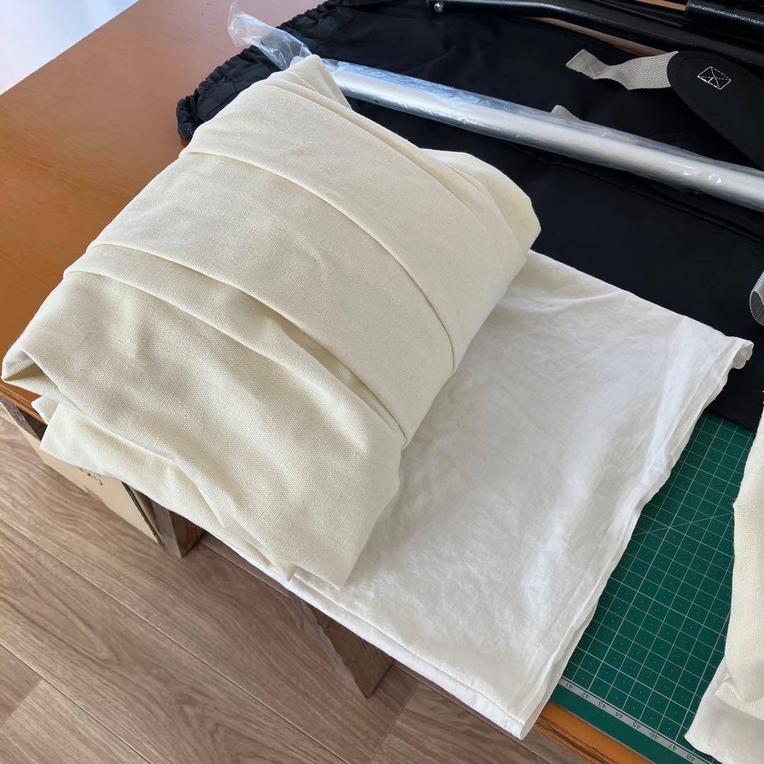 イグニオ　3WAY自立式　コットンハンモック 生成り色