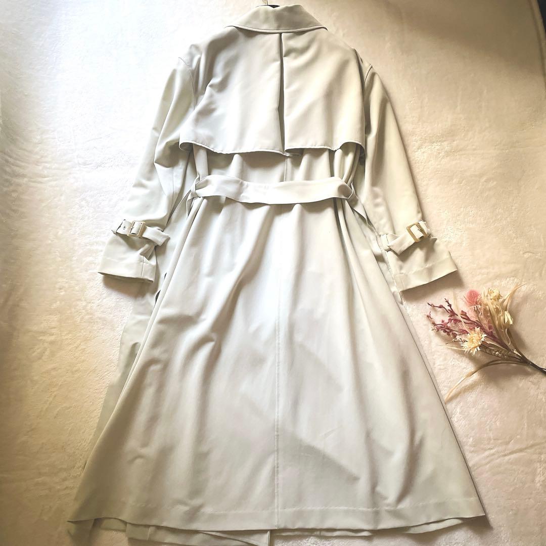 極美品⭐︎プロポーションボディドレッシング エアリートレンチコート ライトカーキ