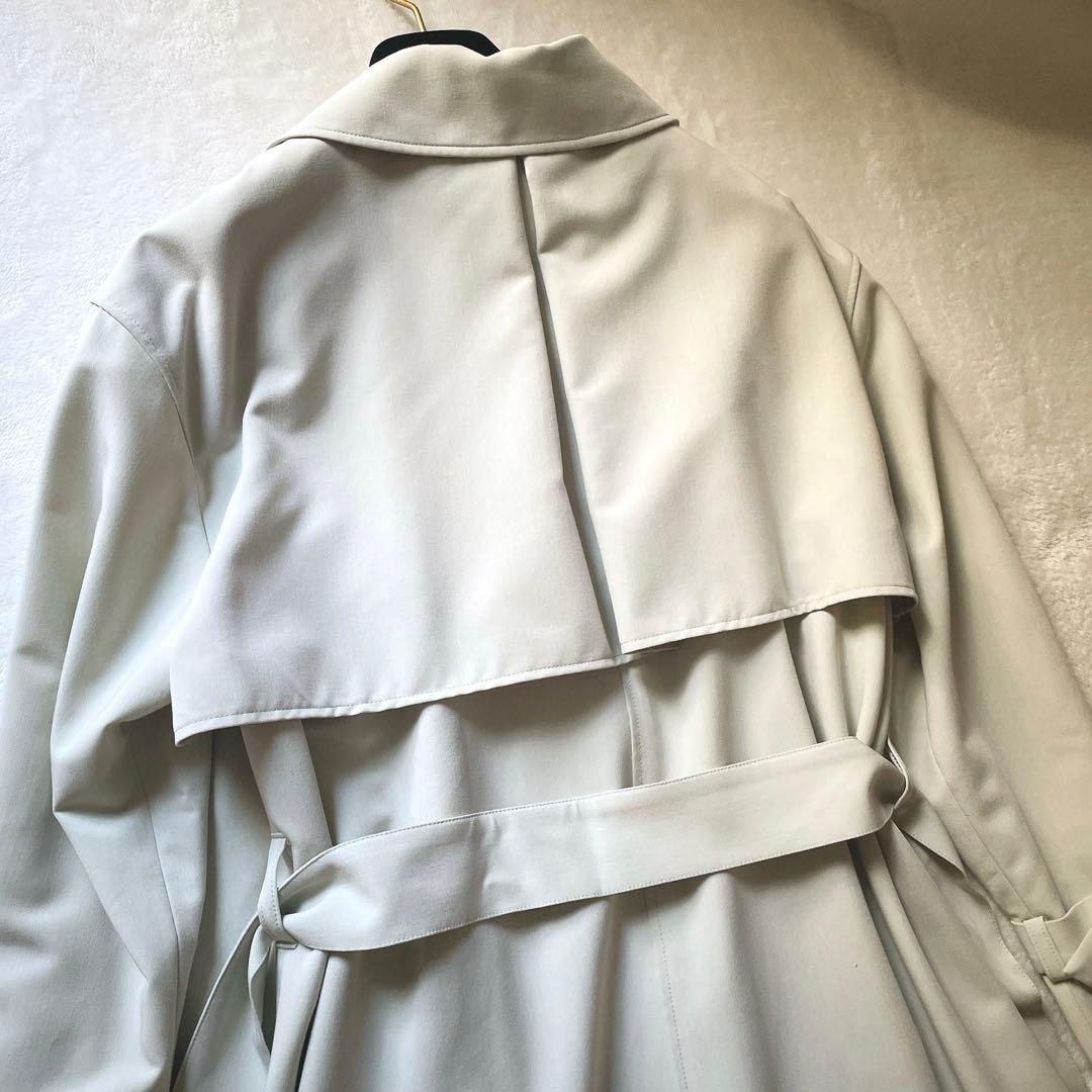 極美品⭐︎プロポーションボディドレッシング エアリートレンチコート ライトカーキ