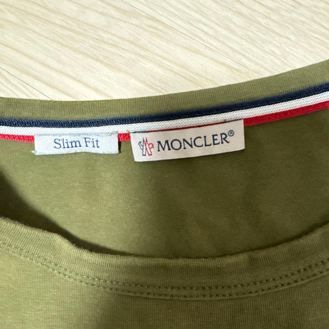 MONCLER スリムフィット Tシャツ オリーブ