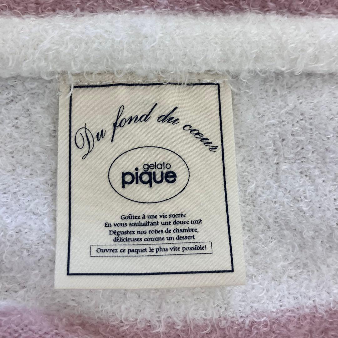 gelato pique ジェラートピケ ルームウェア上下セットアップ 白ピンク