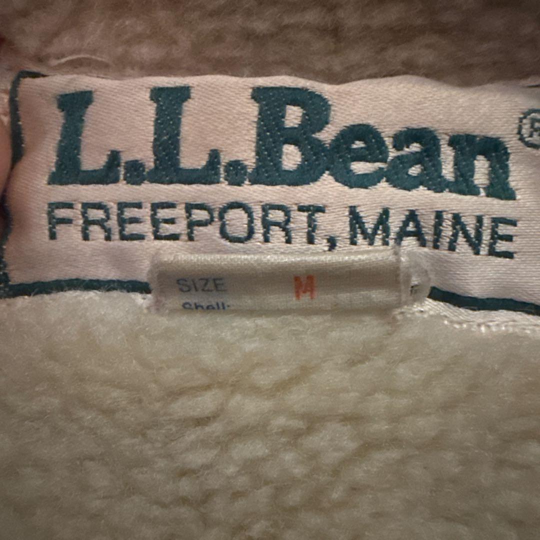 L.L.Bean 緑・黒チェック フリースジャケット