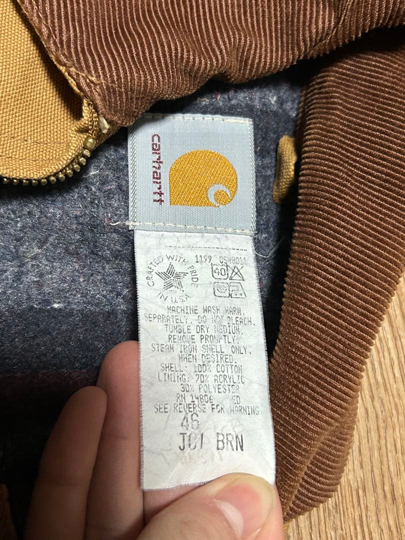 Carhartt デトロイトジャケット J01 90年代 サイズ46