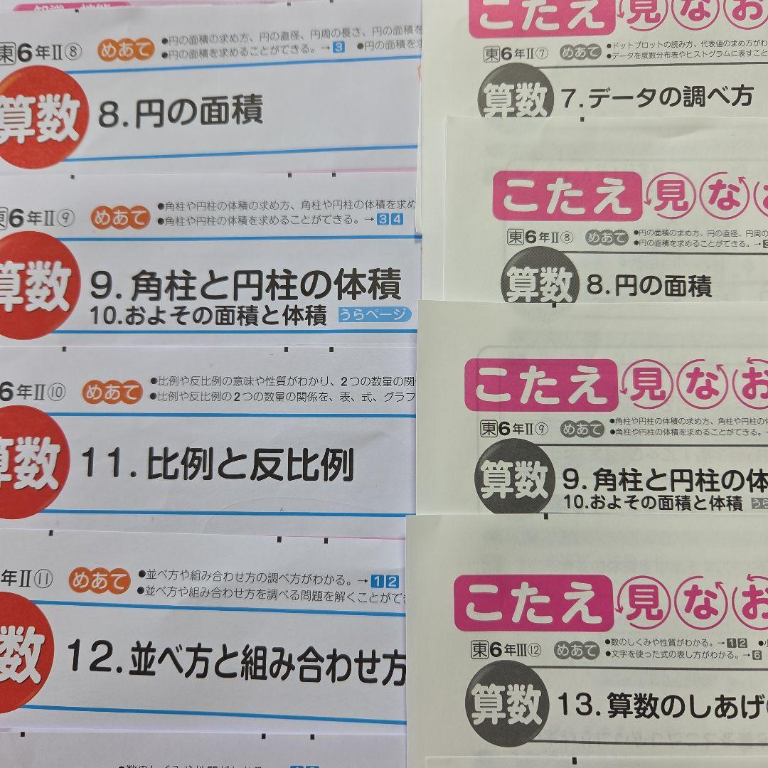 6年生カラーテスト算数　　　　　東京書籍　明治図書