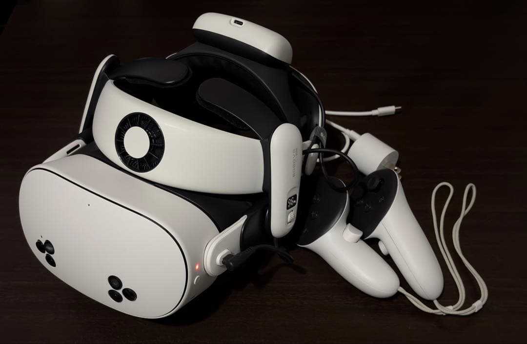  Quest 3S 128GB+BOBOVR S3Pro+リンクケーブル