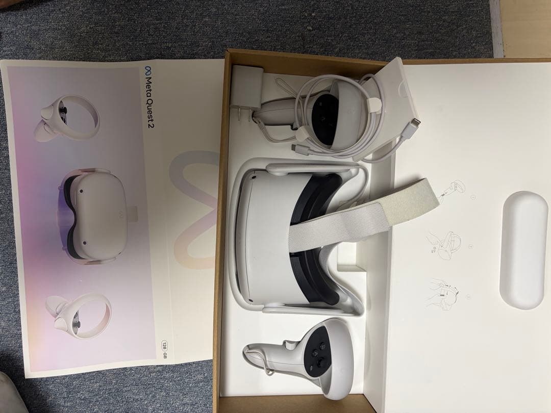 美品箱付き　 quest 2 128GB