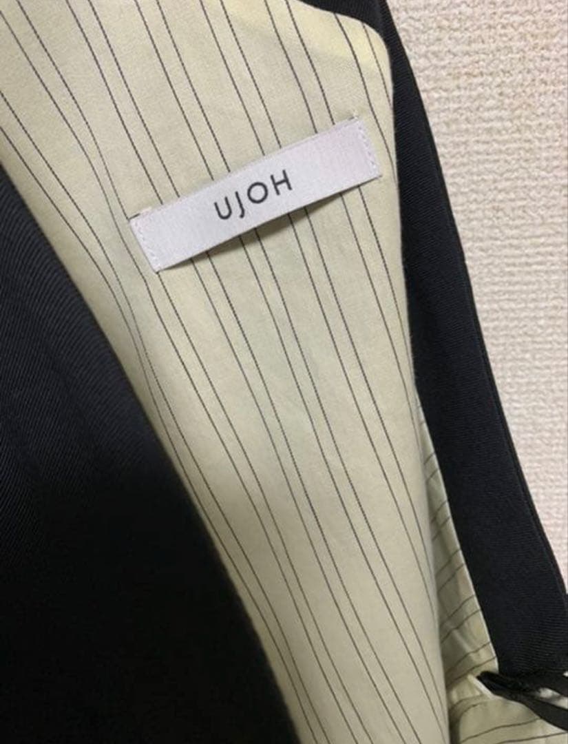 【UJOH】 ウジョー テーラードベスト ワンショルダーベスト ジャケット
