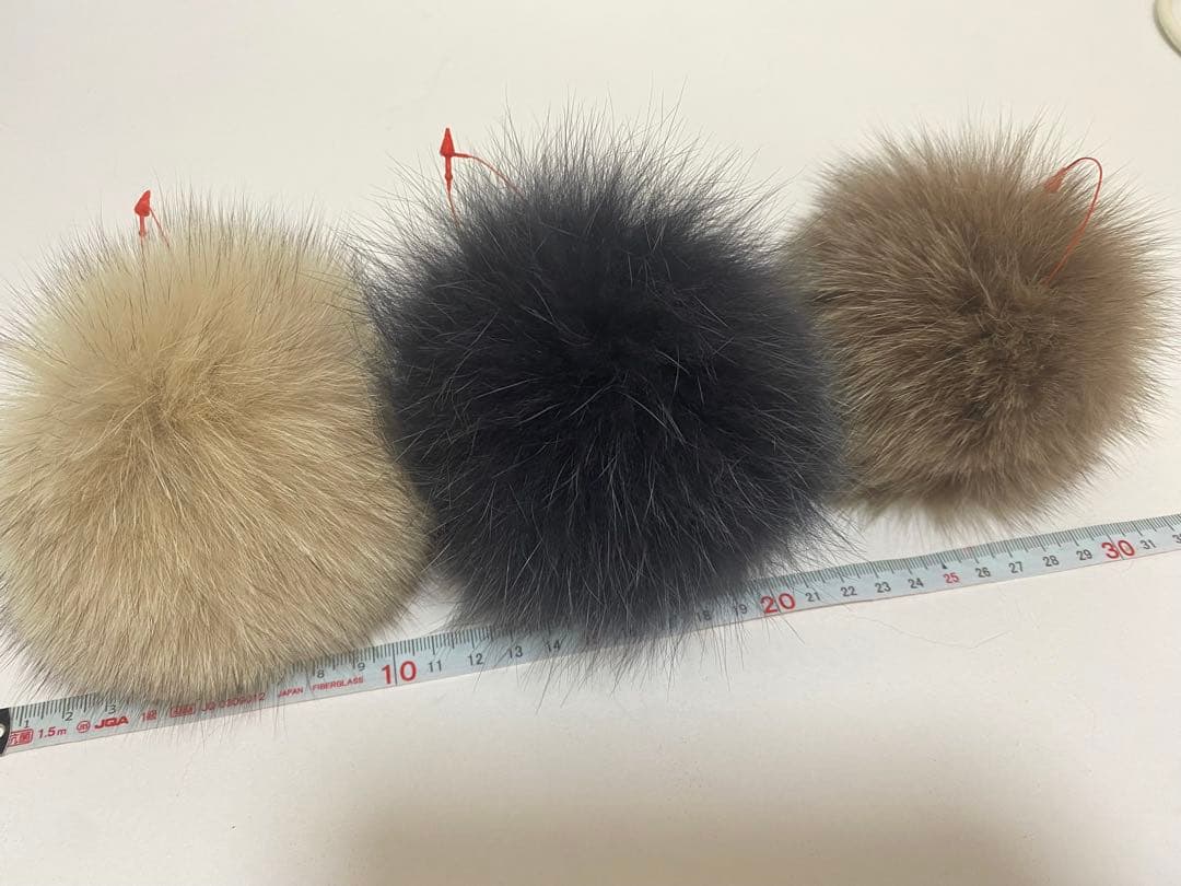 ［新品］毛皮マフラー(フォックス) 茶色　常凛様