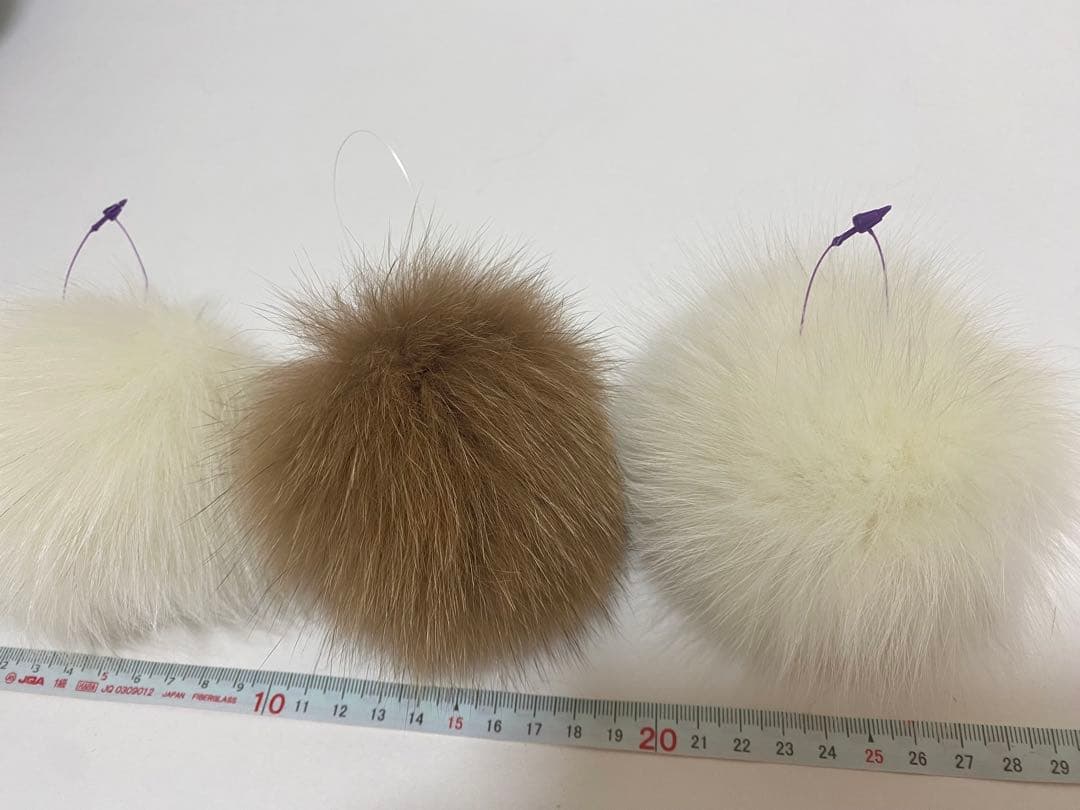 ［新品］毛皮マフラー(フォックス) 茶色　常凛様