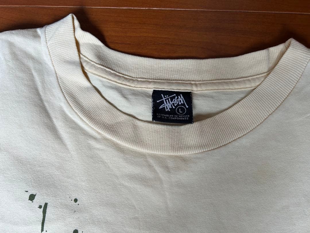 【希少】00s OLD STUSSY メキシコ製 黒タグ Tシャツ L