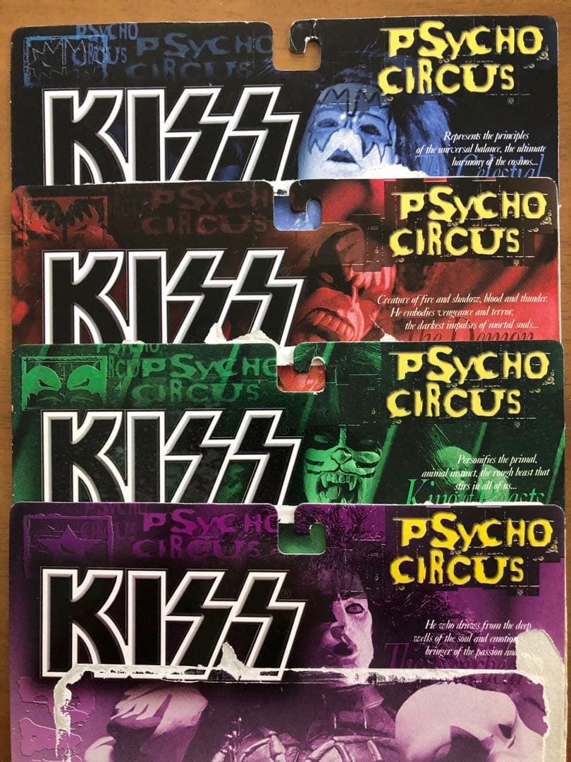 【KISS/フィギュア】サイコサーカス アクション4体セット