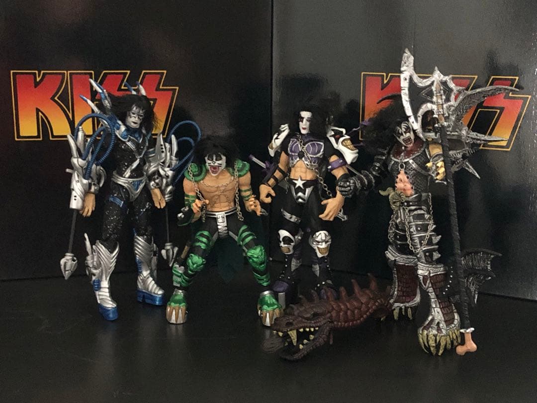 【KISS/フィギュア】サイコサーカス アクション4体セット