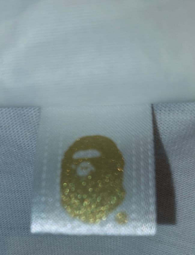 A BATHING APE ホワイト ロン T