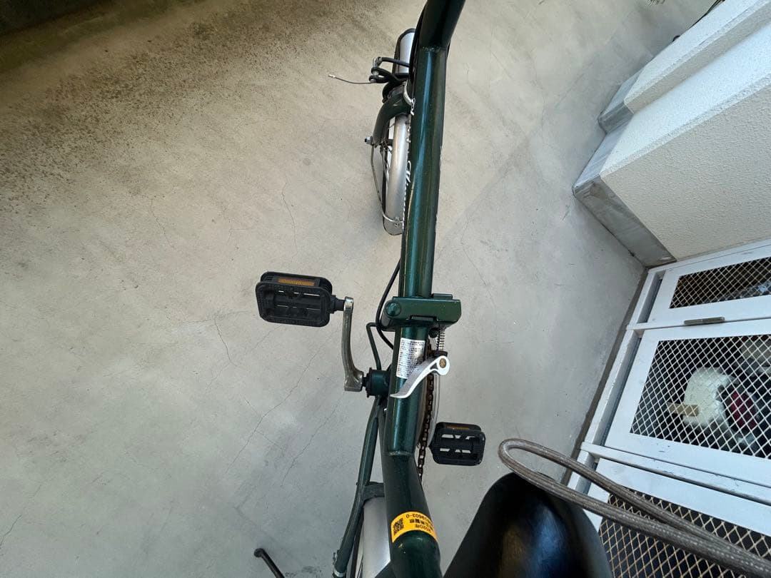 折りたたみ自転車 グリーン16寸