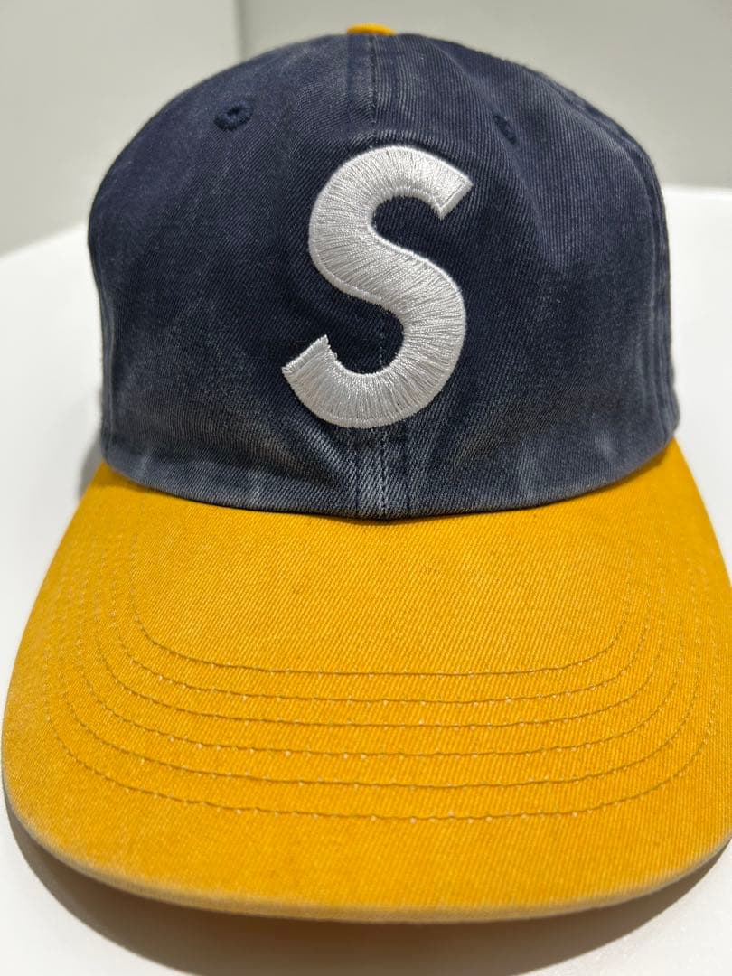 祐*ん様 SUPREME ピグメント コーテッド 2トーン Sロゴ 6パネル　S