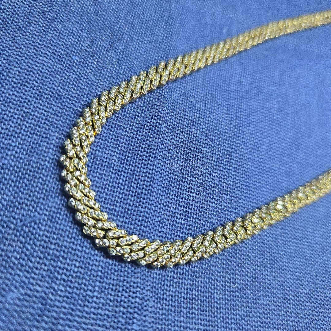 Glitter Iced Out Cuban Chain 【5mm】45cm