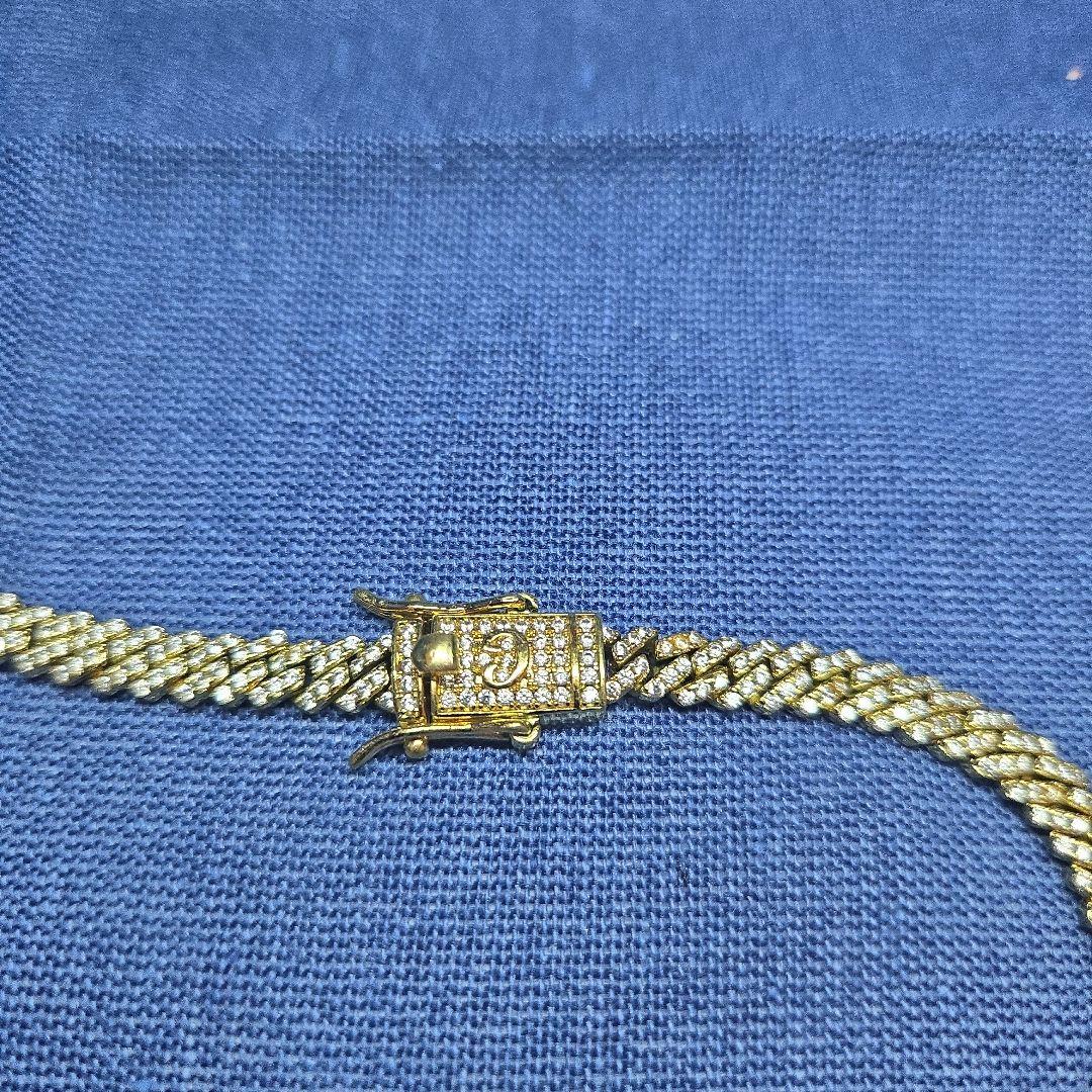 Glitter Iced Out Cuban Chain 【5mm】45cm