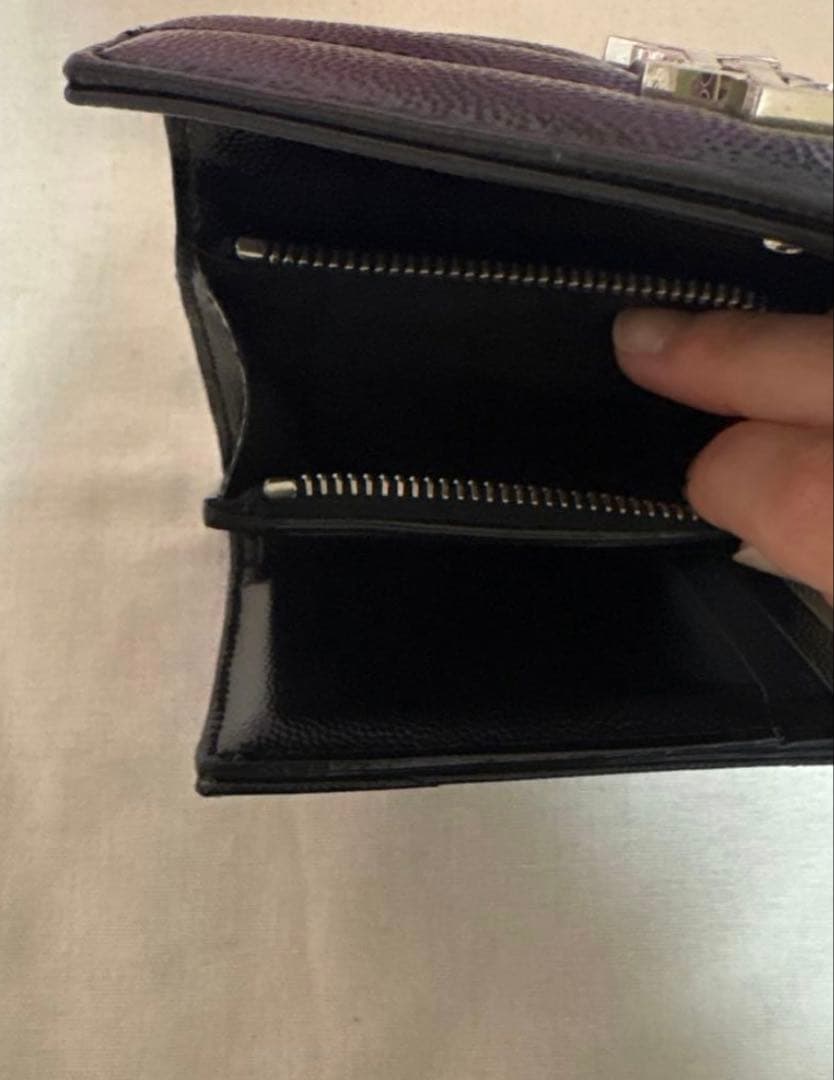 美品　YVES SAINT LAURENT三つ折り財布