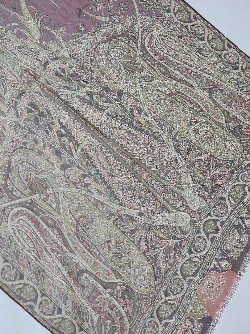 週末値下げ♪ETRO ペイズリー柄 シルク ストール　イタリア製