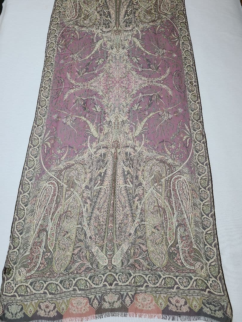 週末値下げ♪ETRO ペイズリー柄 シルク ストール　イタリア製