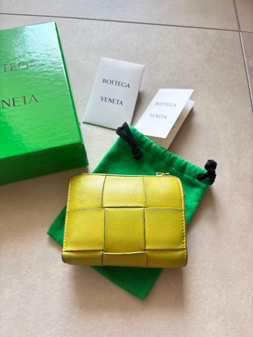 2026幸運カラーBottega Veneta ボッテガヴェネタ限定色キウイ財布