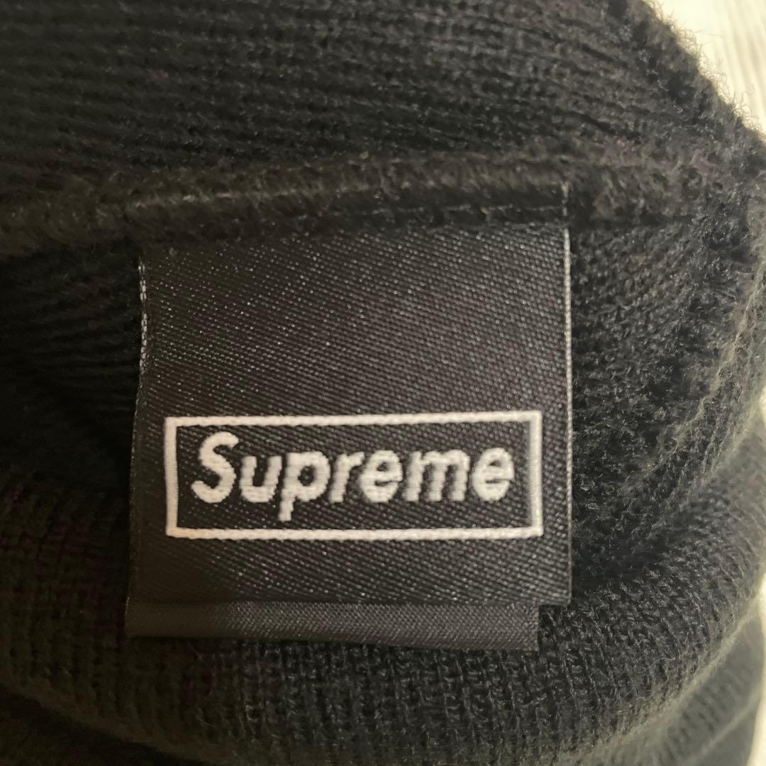 Supreme New Era Cross Box Logo Beanie 黒