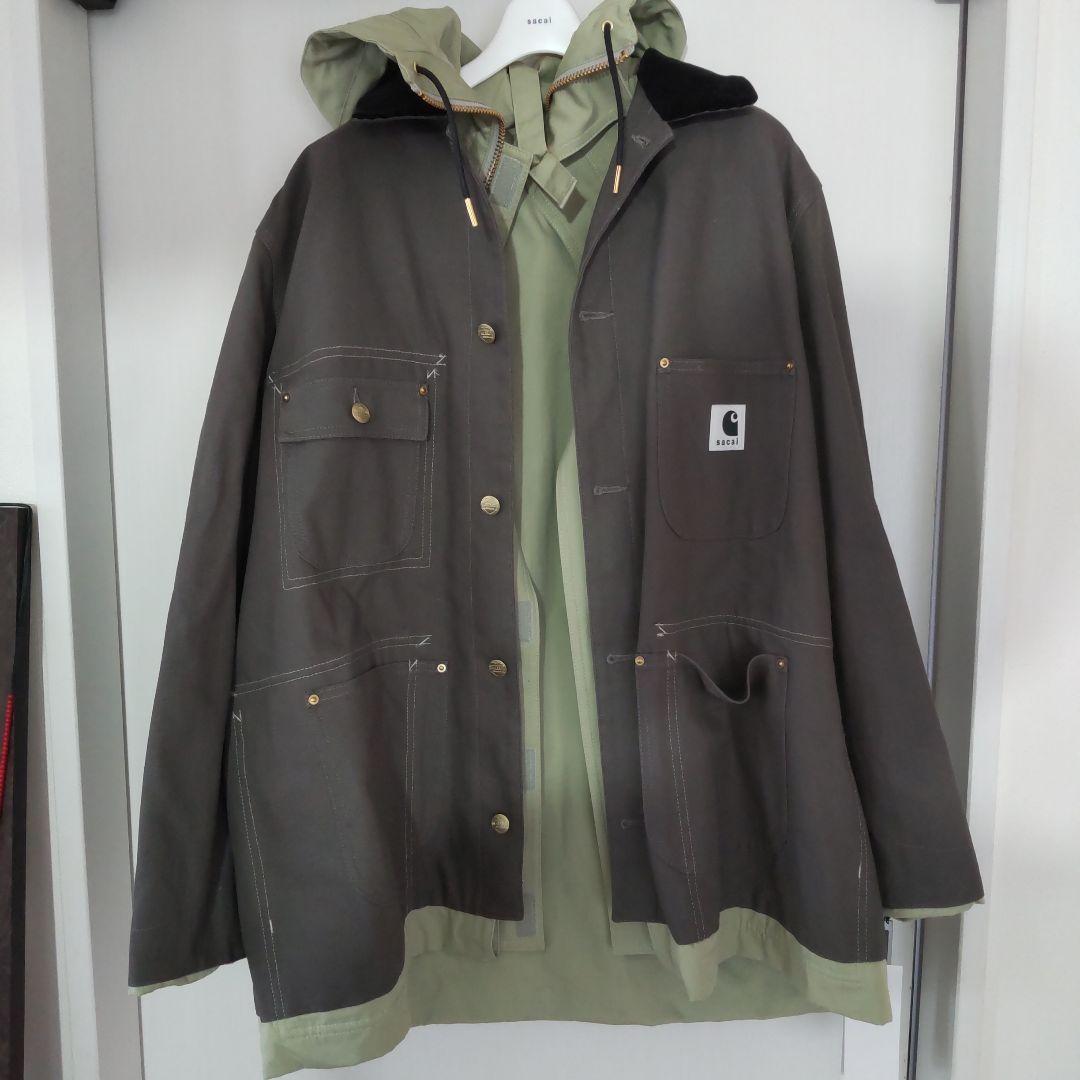 sacai グレー ポケット付きジャケット