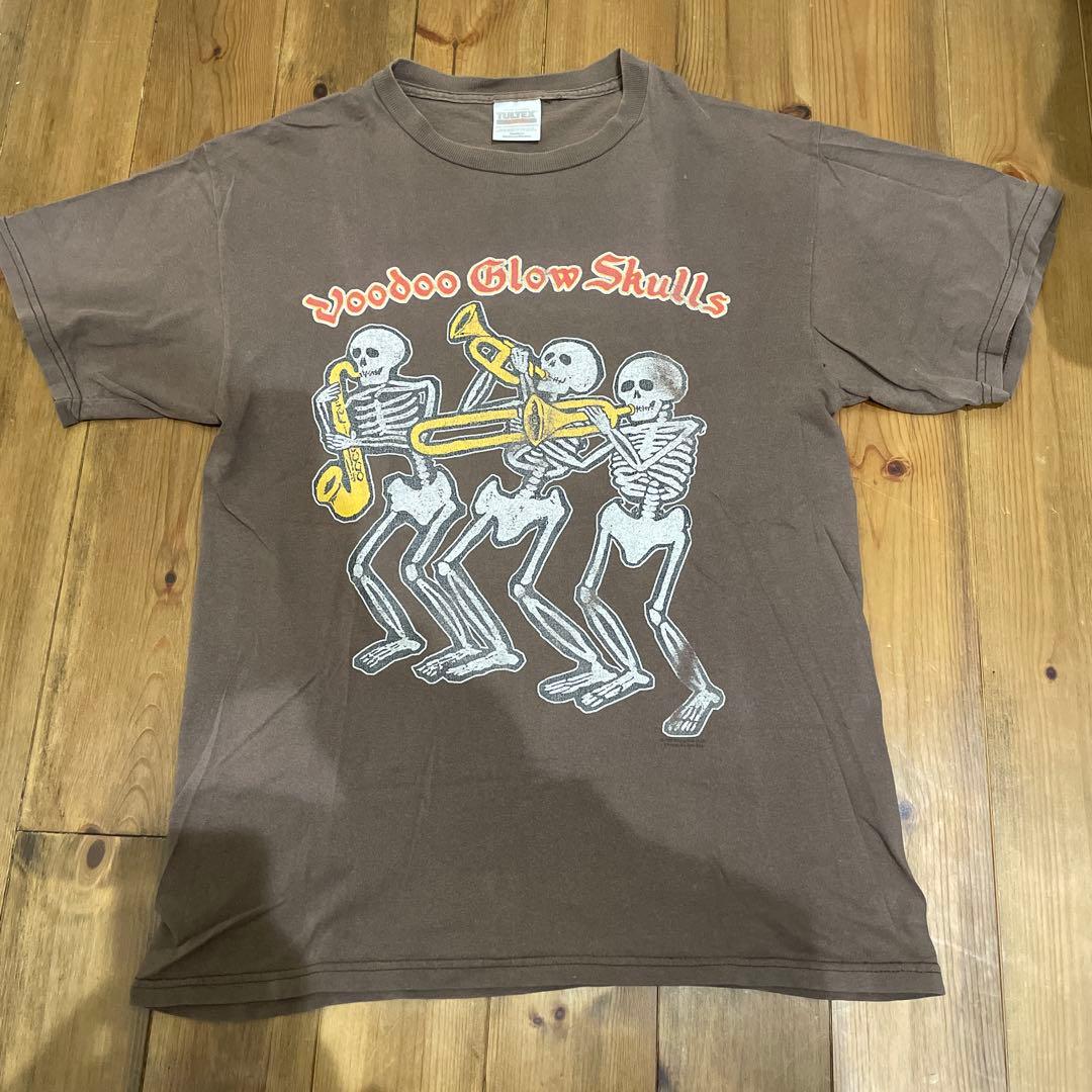 90s Voodoo Glow Skulls ヴィンテージ バンドTシャツ 茶