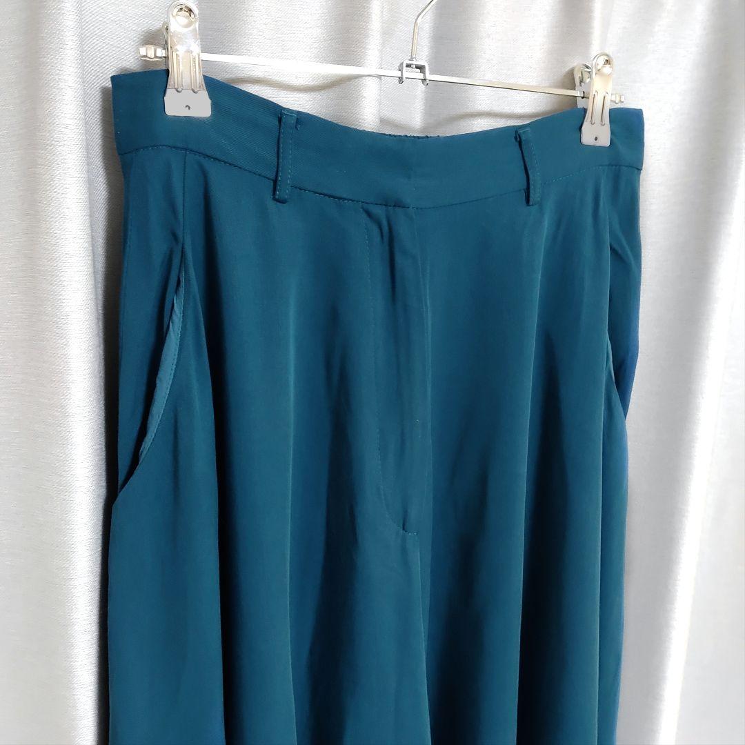 【新品】《窓から鳩が入ってきちゃった》 ハイウエストロングキュロットパンツ