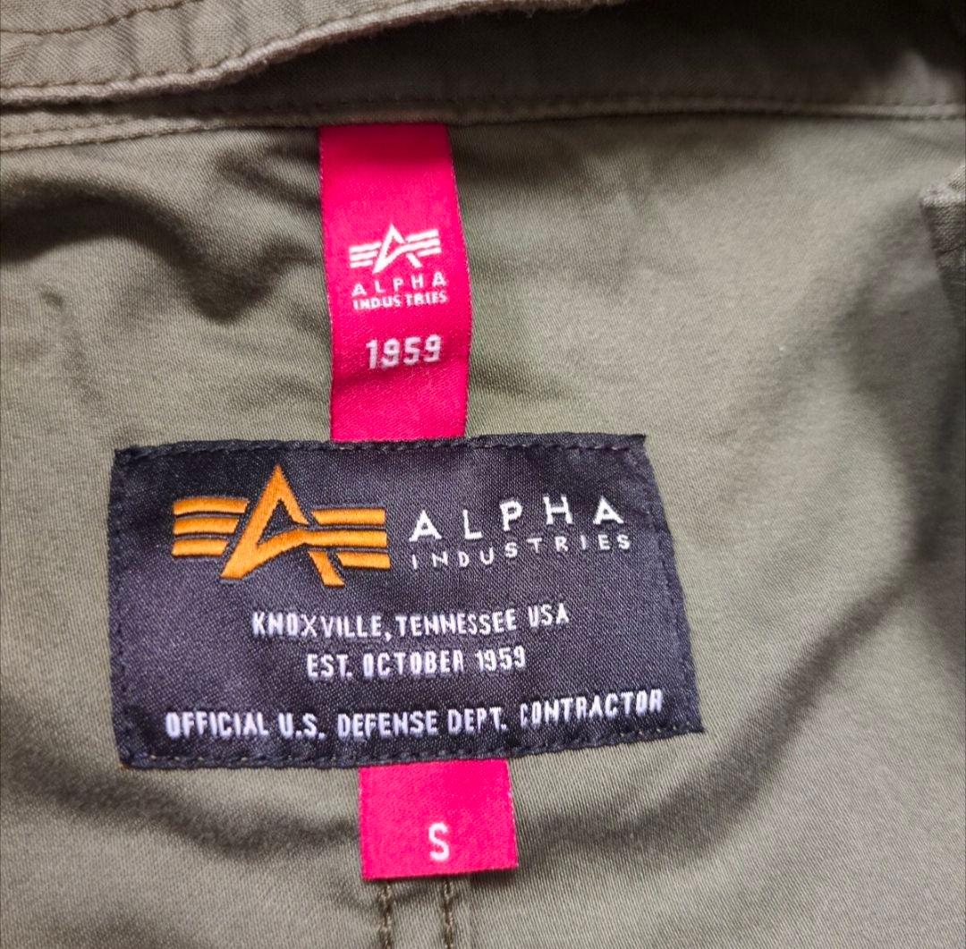 美品 ALPHA Industries アルファインダストリーズ モッズコート