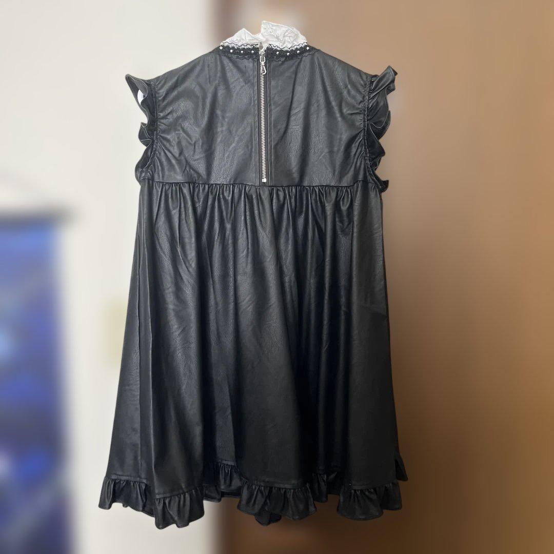 IMVAL Leather Doll Dress ブラック
