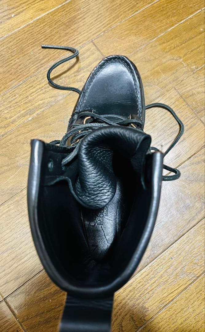 QUODDY TRAIL MOCCASIN ブラック　7