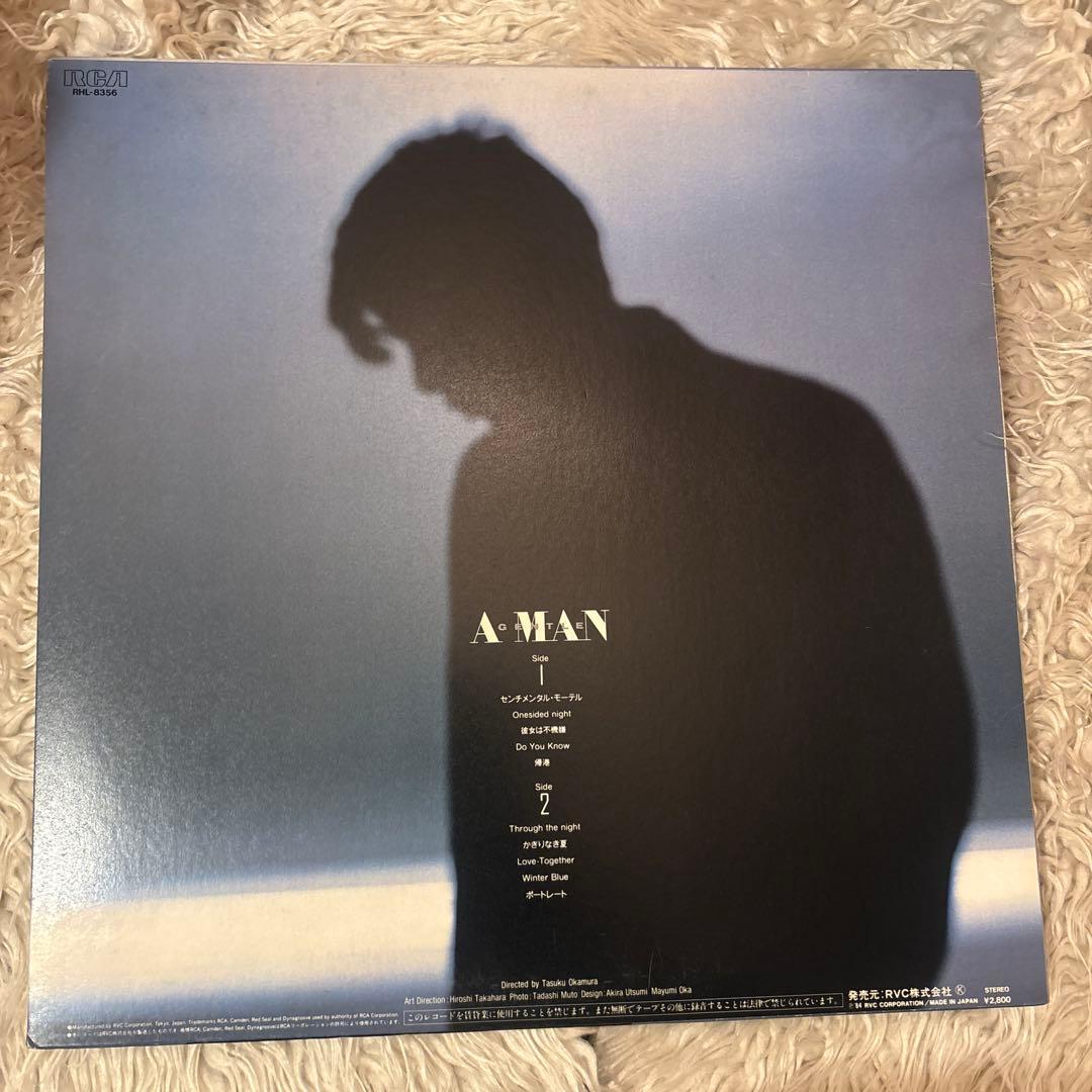 西城秀樹　GENTLE A MAN LPレコード 角松敏生