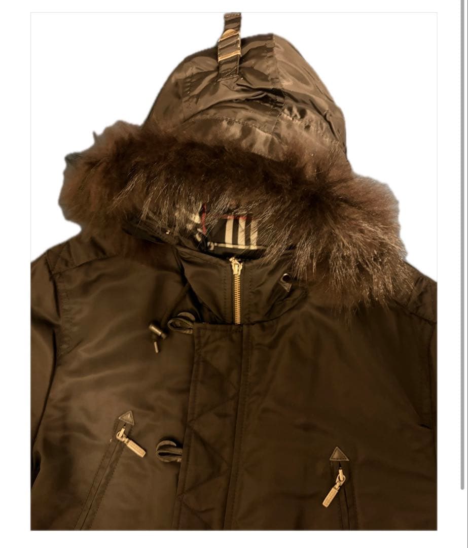 【美品/LL】　バーバリーブラックレーベル★モッズコート★BURBERRY★中綿