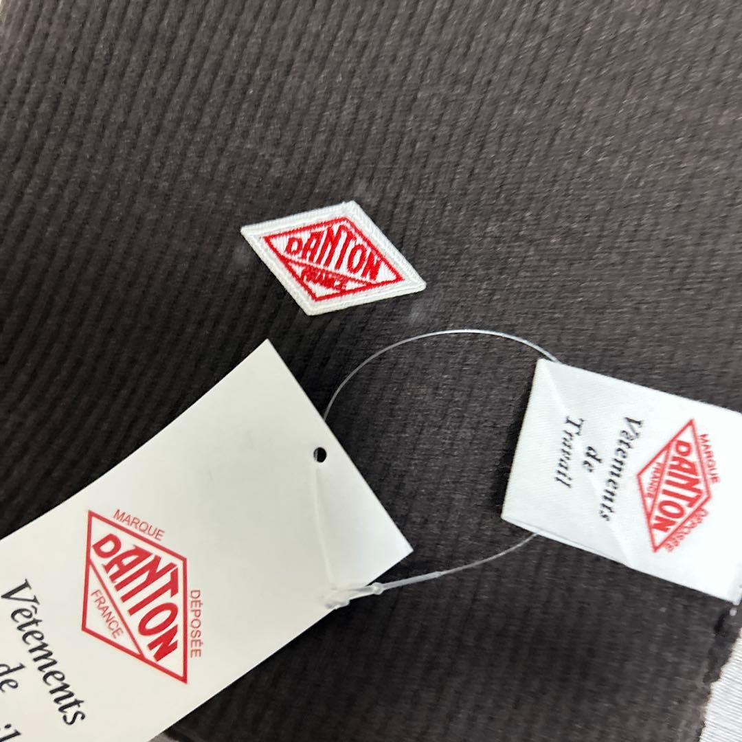 DANTON ダークブラウン リブ編みマフラー　お値下げしました♪