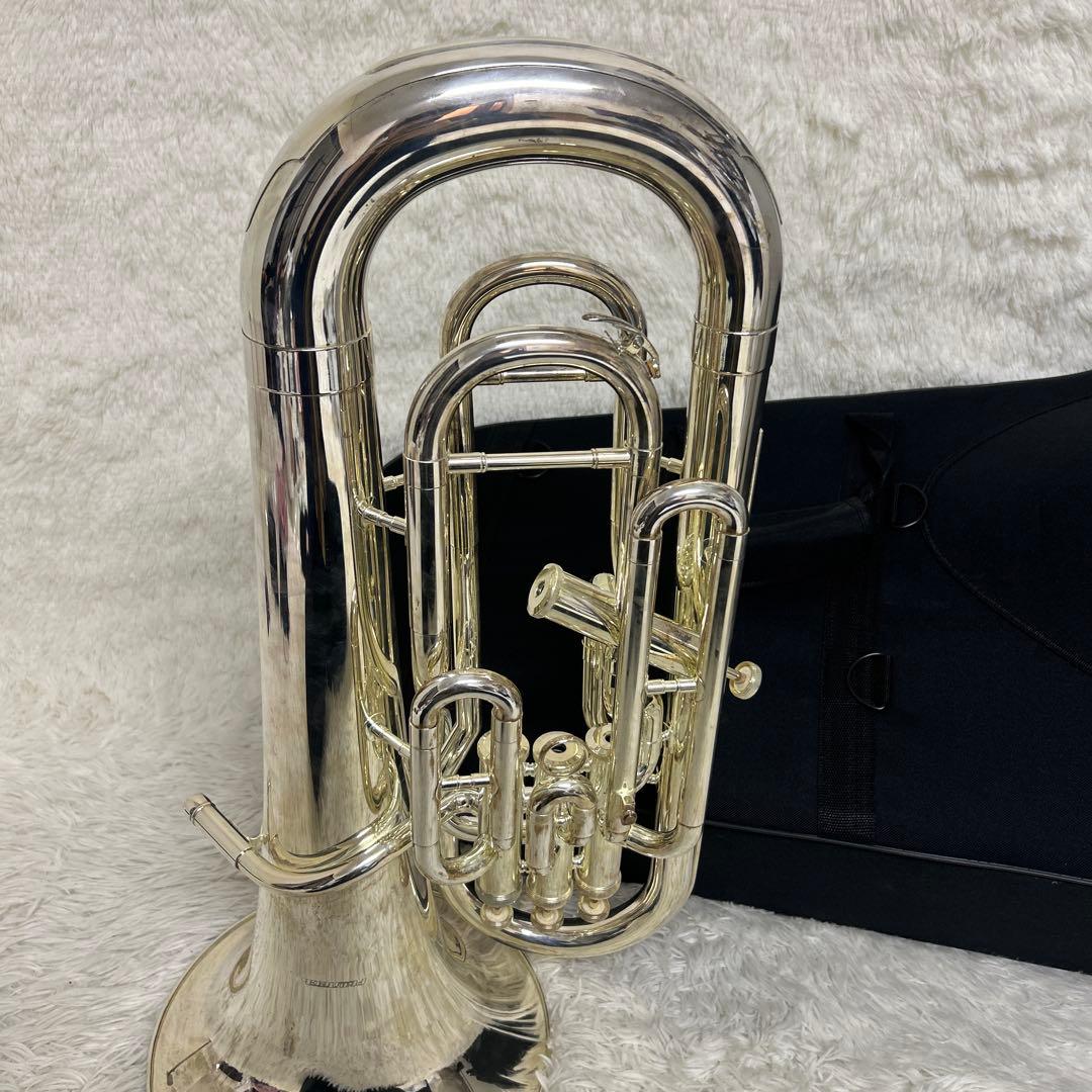 【美品】プレイテック ユーフォニアム 管楽器　PTEP-300S ケース付き