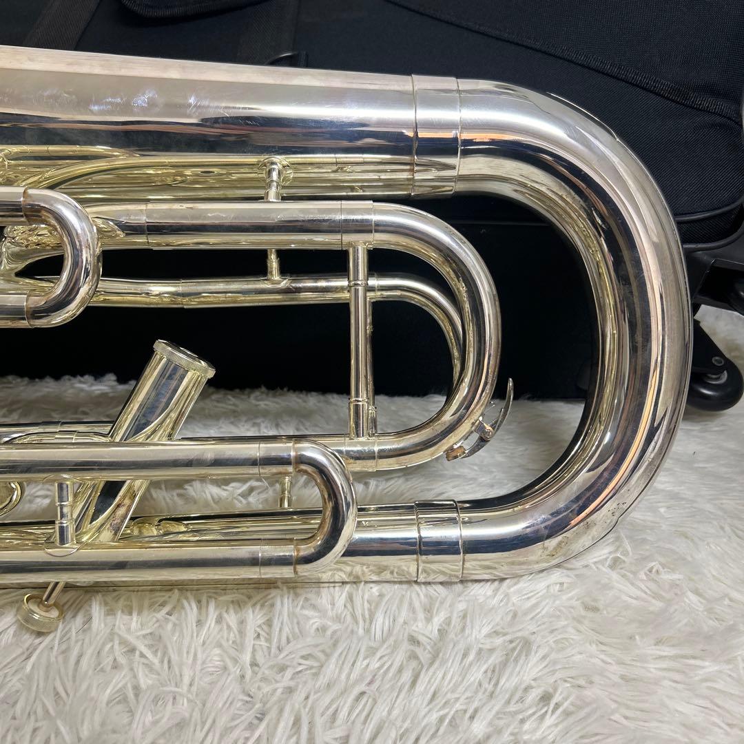 【美品】プレイテック ユーフォニアム 管楽器　PTEP-300S ケース付き