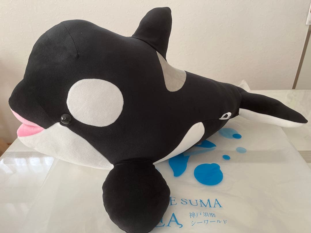 加*椿様 須磨シーワールド　オルカくじ　シャチ　1等　ぬいぐるみ