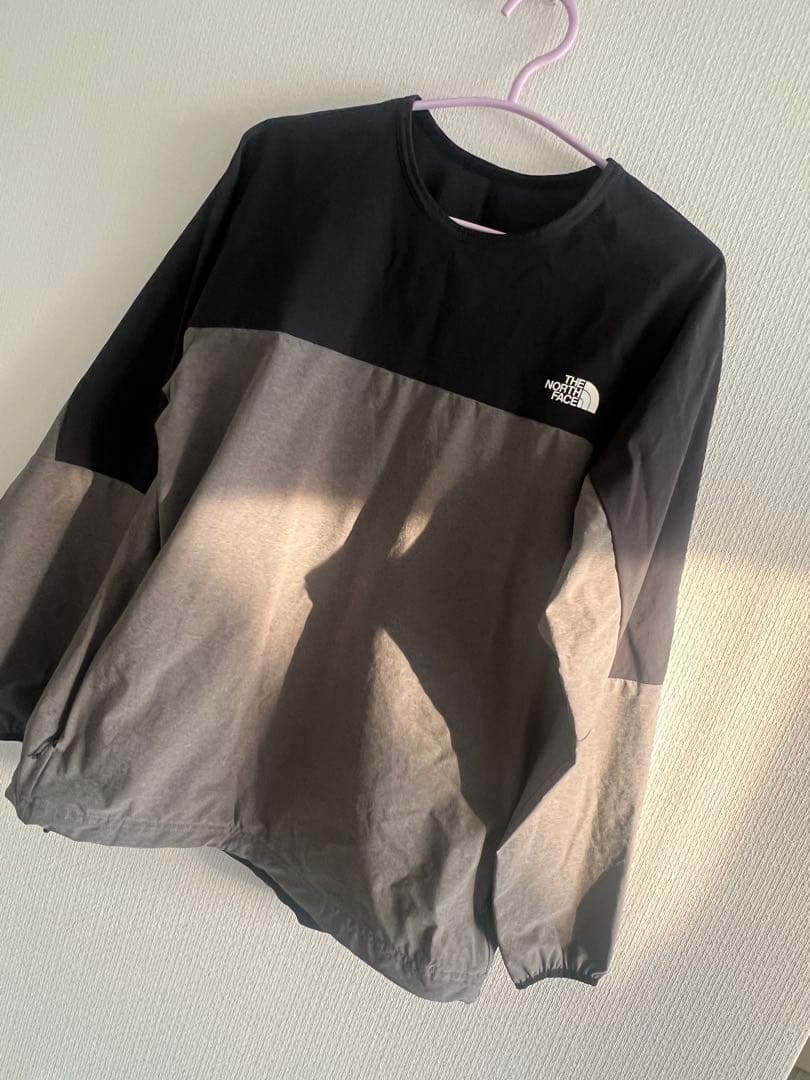 THE NORTH FACE 長袖トップス ブラック/グレー
