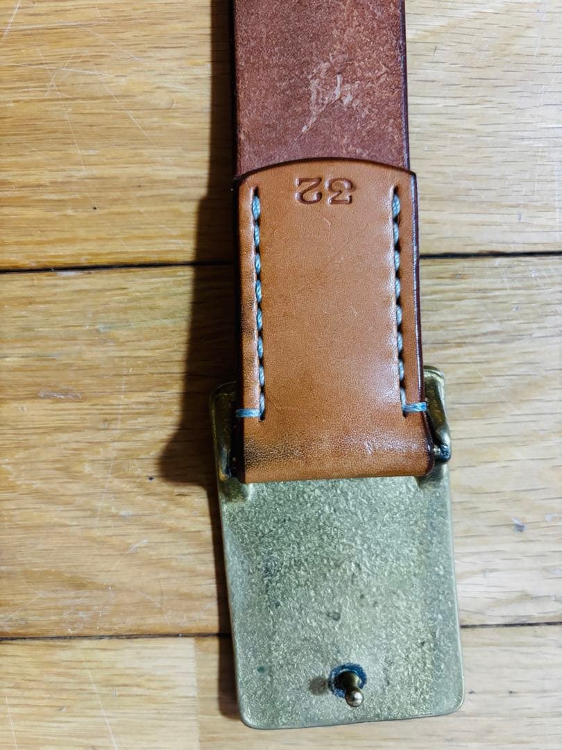 天神ワークス　LEATHER BELT- BE40