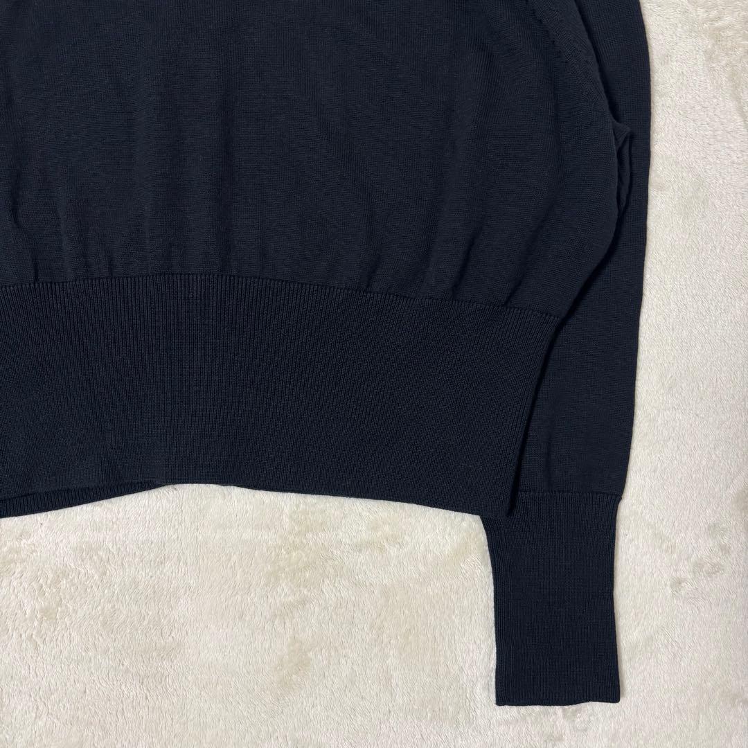 FRED PERRY Vネックカーディガン K4121 ブラック