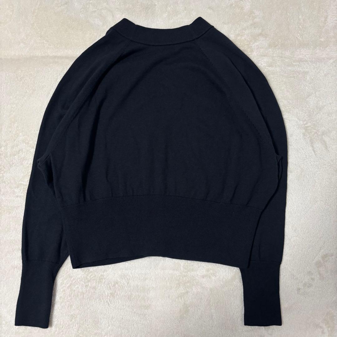 FRED PERRY Vネックカーディガン K4121 ブラック