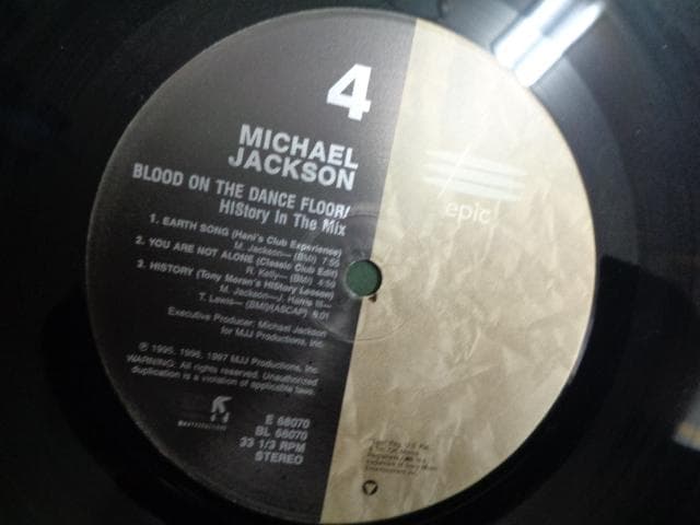 洋楽 MICHAEL JACKSON/BLOOD ON THE DANCE FLOOR